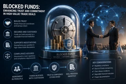 Blocked Funds: Enhancing Trust and Commitment in High-Value Trade Deals